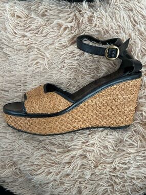 ROBERT CLERGERIE RAGIA WEDGE SANDAL SZ 9.5